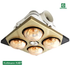 Đèn sưởi nhà tắm 4 bóng âm trần Kottmann K4BT