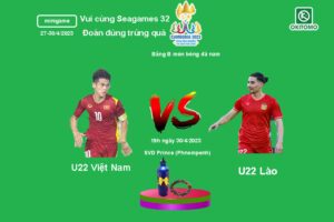 Dự đoán đúng trúng quà U22 Việt Nam U22 Lào
