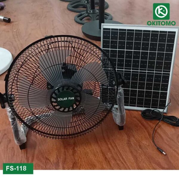 Quạt quỳ năng lượng mặt trời tích điện solar fan Thịnh Hoa FS-118 feeback
