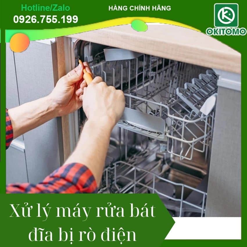 Nguyên nhân máy rửa bát bị rò điện