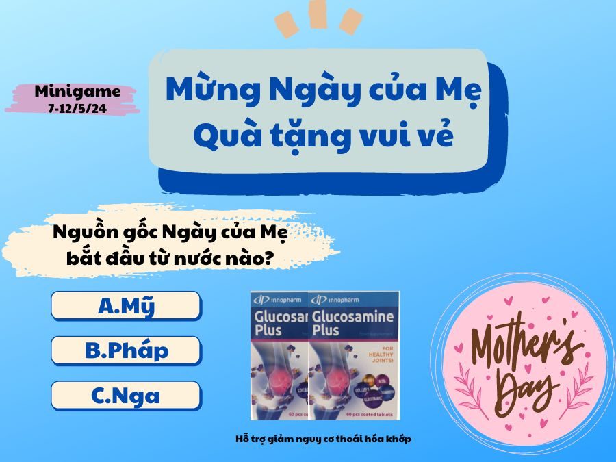 Mừng Ngày của Mẹ Quà tặng vui vẻ